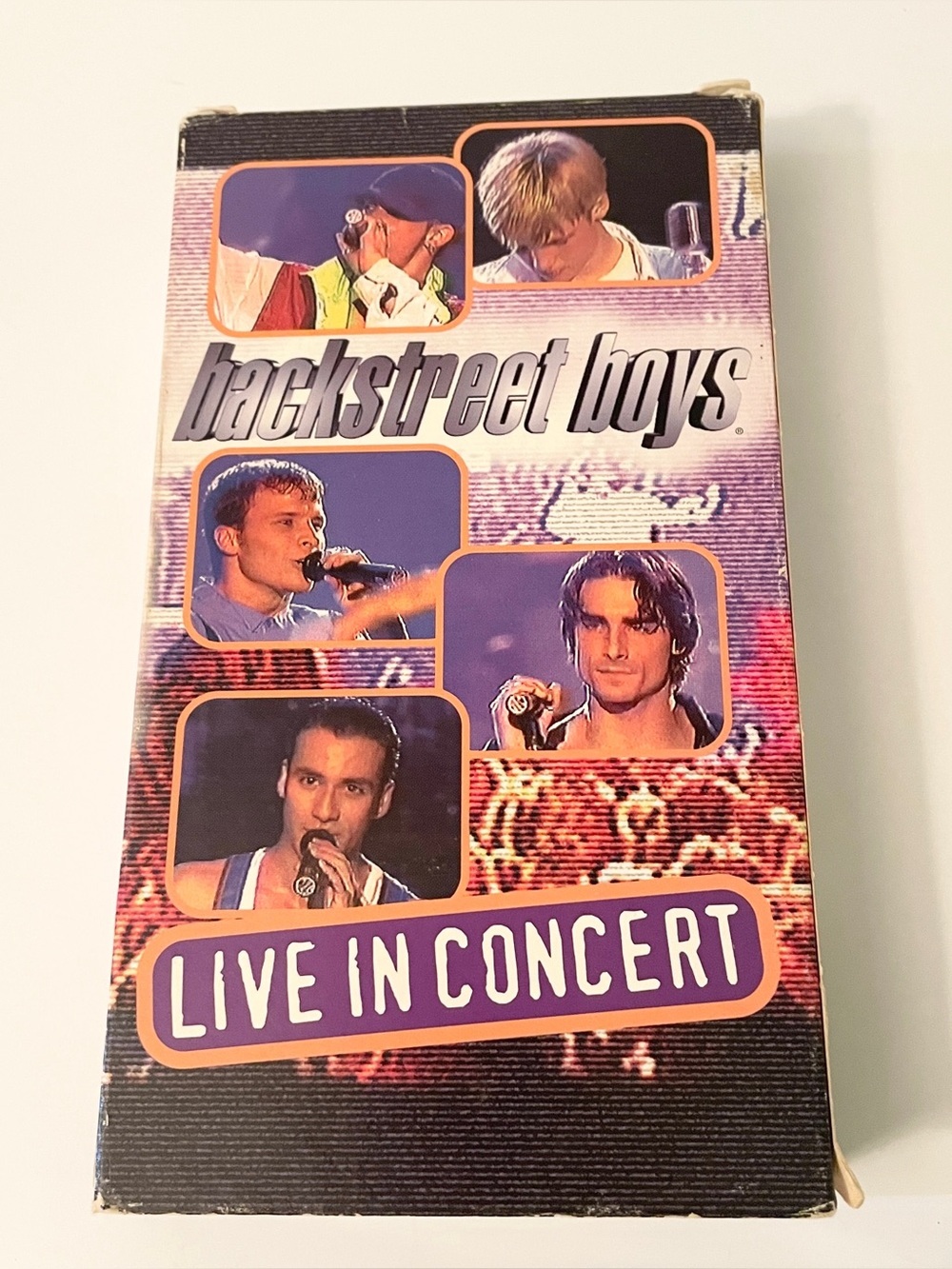 Backstreet Boys Live In Concert VHS Tape 1997 Jive Rare Vintage Boy Band Pop